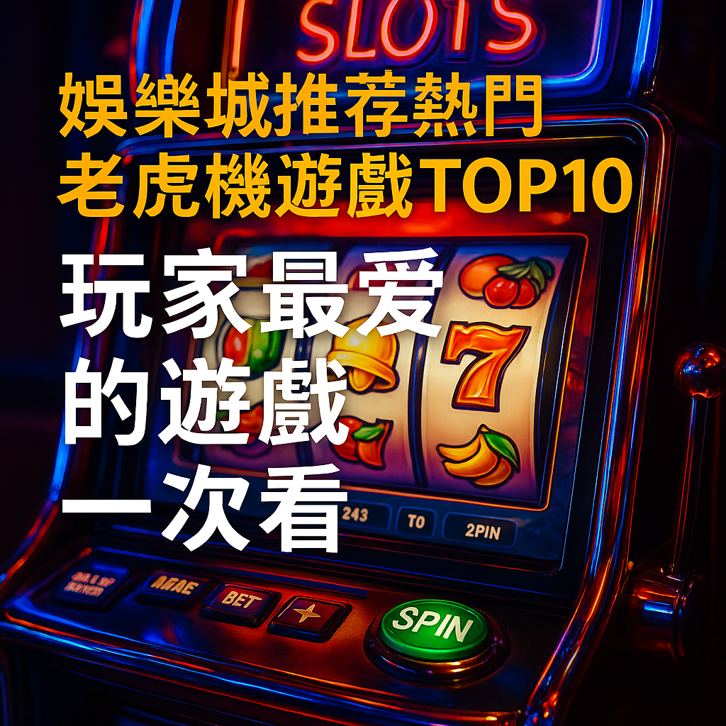 娛樂城推薦熱門老虎機遊戲TOP10:玩家最愛的遊戲一次看