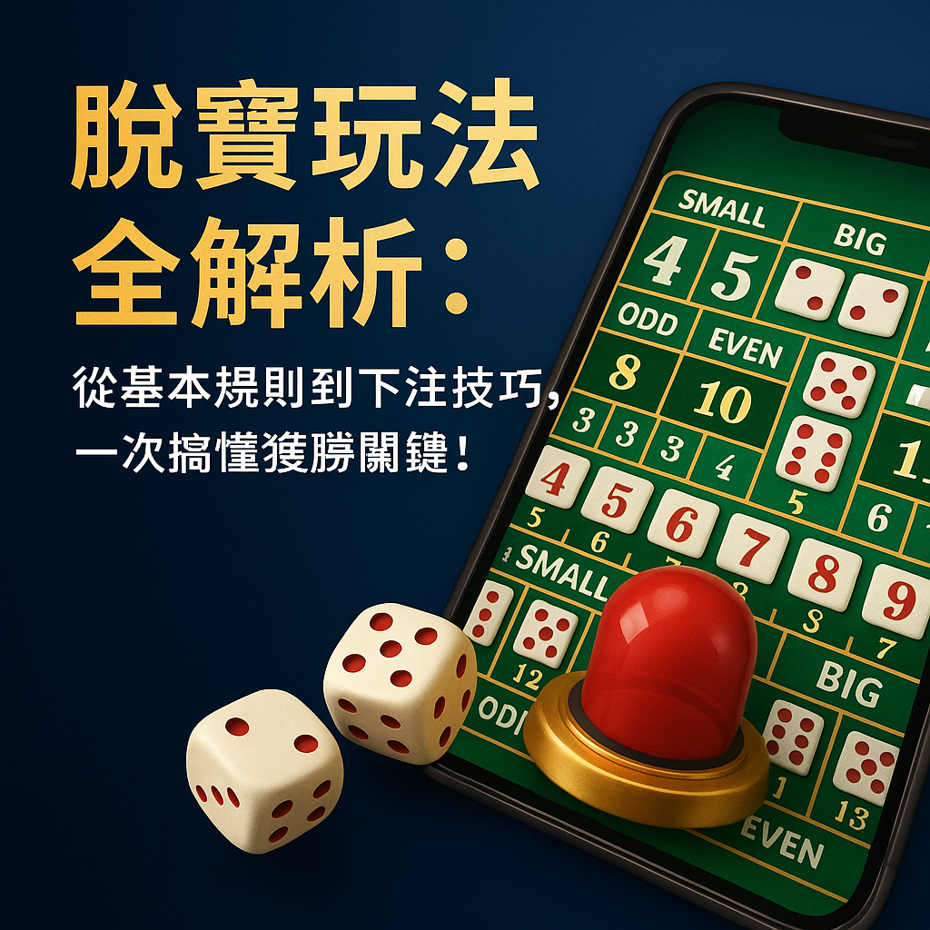 🎯 骰寶玩法全解析:從基本規則到下注技巧,一次搞懂獲勝關鍵!
