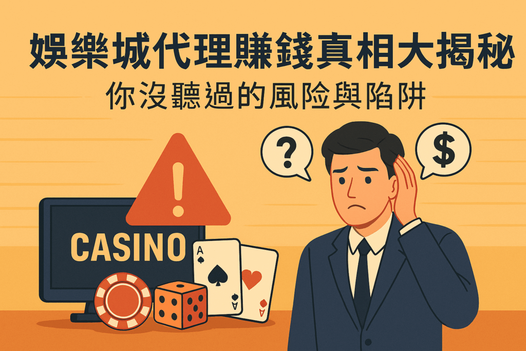成為娛樂城代理前必知的五大關鍵:新手避免血本無歸