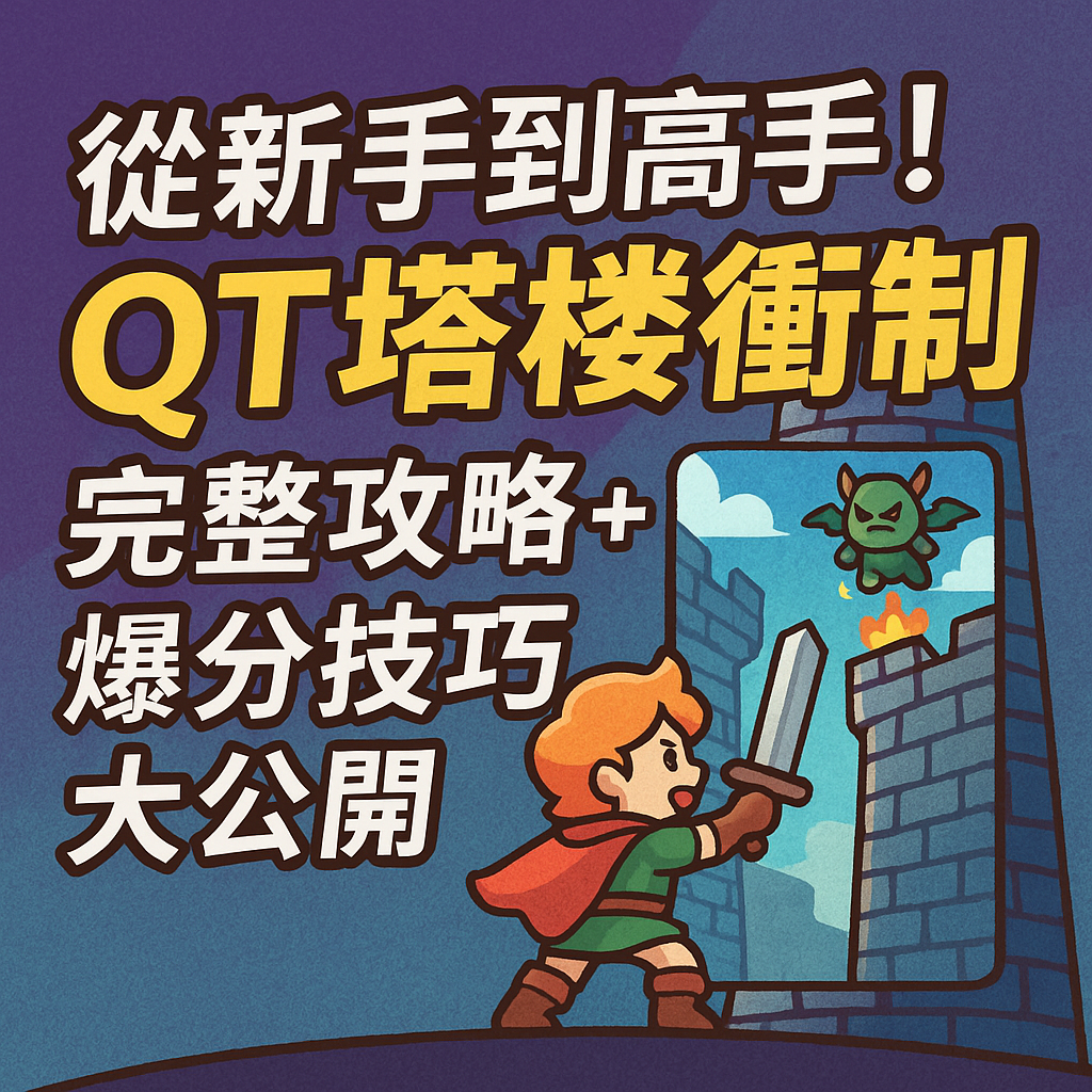 想在 QT塔樓衝刺 中快速衝塔、突破更高層數、又能穩定爆分？這篇完整攻略將帶你從新手基礎一路進階到高手技巧，包含角色強化、技能搭配、裝備建議、跑位節奏與資源分配策略。無論你是剛入坑的新玩家，或想提升輸出與通關效率的老玩家，都能在這篇找到能立即提升戰力的實用秘訣！準備好上塔了嗎？讓我們開始衝刺吧！