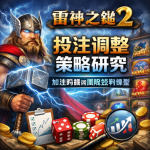 在《雷神之鎚2》這類高波動老虎機中，投注調整並不是預測爆分的技巧，而是一種風險配置選擇。由於回報高度集中於倍數疊加與免費模式，單純提高投注金額無法改變 RNG 機率，只會放大波動幅度。因此，真正值得討論的不是「何時該衝」，而是如何在理解回報分布結構的前提下，建立清晰的資金比例與風險控制模型。本文將從波動邏輯、資金承受度與加注框架三個層面出發，拆解雷神之鎚2 的投注調整思路。