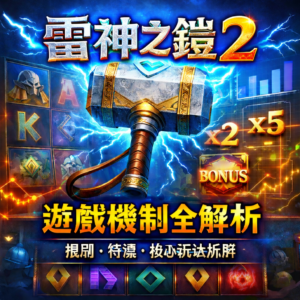《雷神之鎚2》在眾多北歐主題老虎機中屬於結構相對鮮明的一款作品。它的設計並不依賴頻繁的小額回饋維持節奏，而是透過符號價值分布、倍數放大機制與免費遊戲集中回報的安排，形成典型的高波動模型。若僅從表面爆分畫面判斷，容易忽略其真正的運作邏輯。本文將從規則架構、符號層級、倍率觸發條件與回報節奏設計等面向進行拆解，帶你理解這款遊戲如何構成其風險與回報平衡，而不只是停留在「好不好中」的討論。