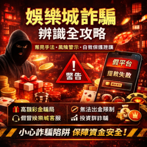 隨著線上娛樂城市場快速發展,相關的娛樂城詐騙事件也逐漸增加。許多不法分子利用假娛樂城平台、高額優惠或社群投資群等方式誘導玩家入金,導致玩家資金受損。因此,了解娛樂城詐騙手法、辨識不安全的博弈平台,並掌握基本的防詐知識,已成為參與線上博弈前非常重要的一環。本篇將整理常見的娛樂城詐騙案例、假平台特徵與風險警示,同時提供實用的自我保護建議,幫助玩家在體驗娛樂城遊戲時降低詐騙風險。
